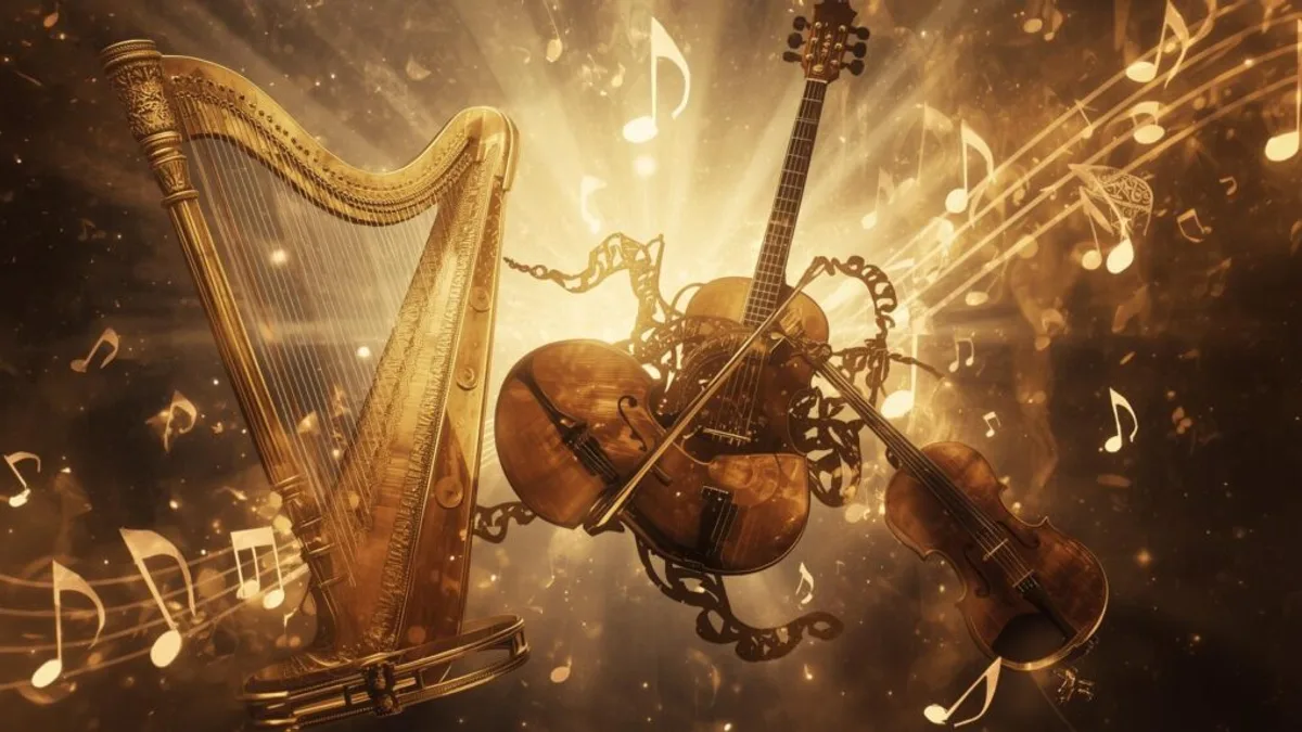 A Orquestra de Deus: Instrumentos Musicais na Bíblia e a História do Louvor com Instrumentos
