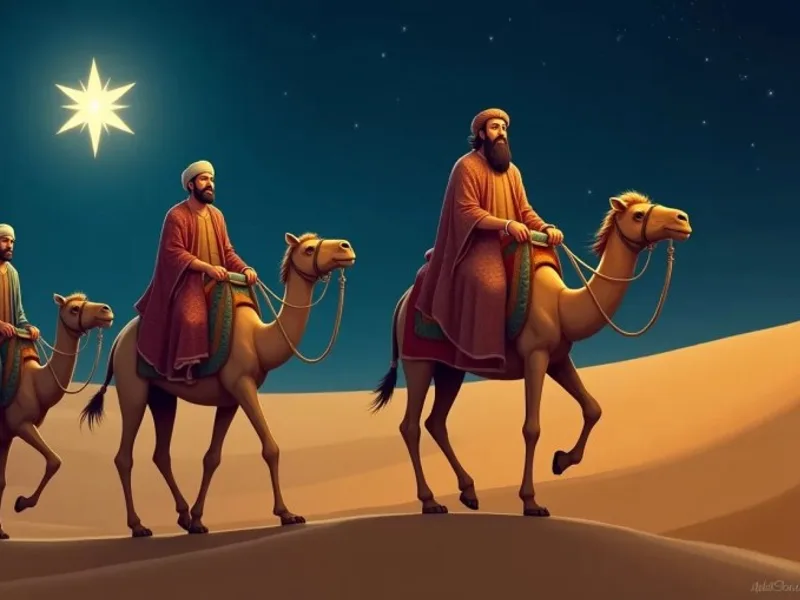 Os Magos do Oriente: O Mistério dos Três Presentes que Revelaram o Destino de Jesus
