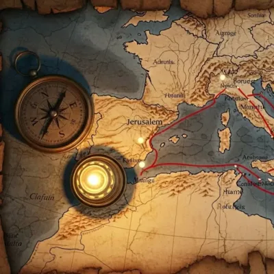 Mapa das Viagens Missionárias de Paulo: Um Guia Visual de Missões na Bíblia