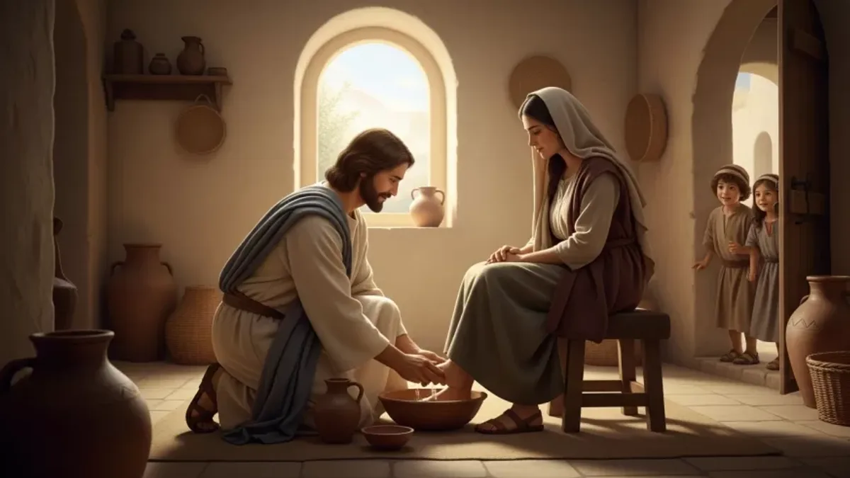 O Exemplo de Humildade de Jesus: Como Amar e Servir Sua Família